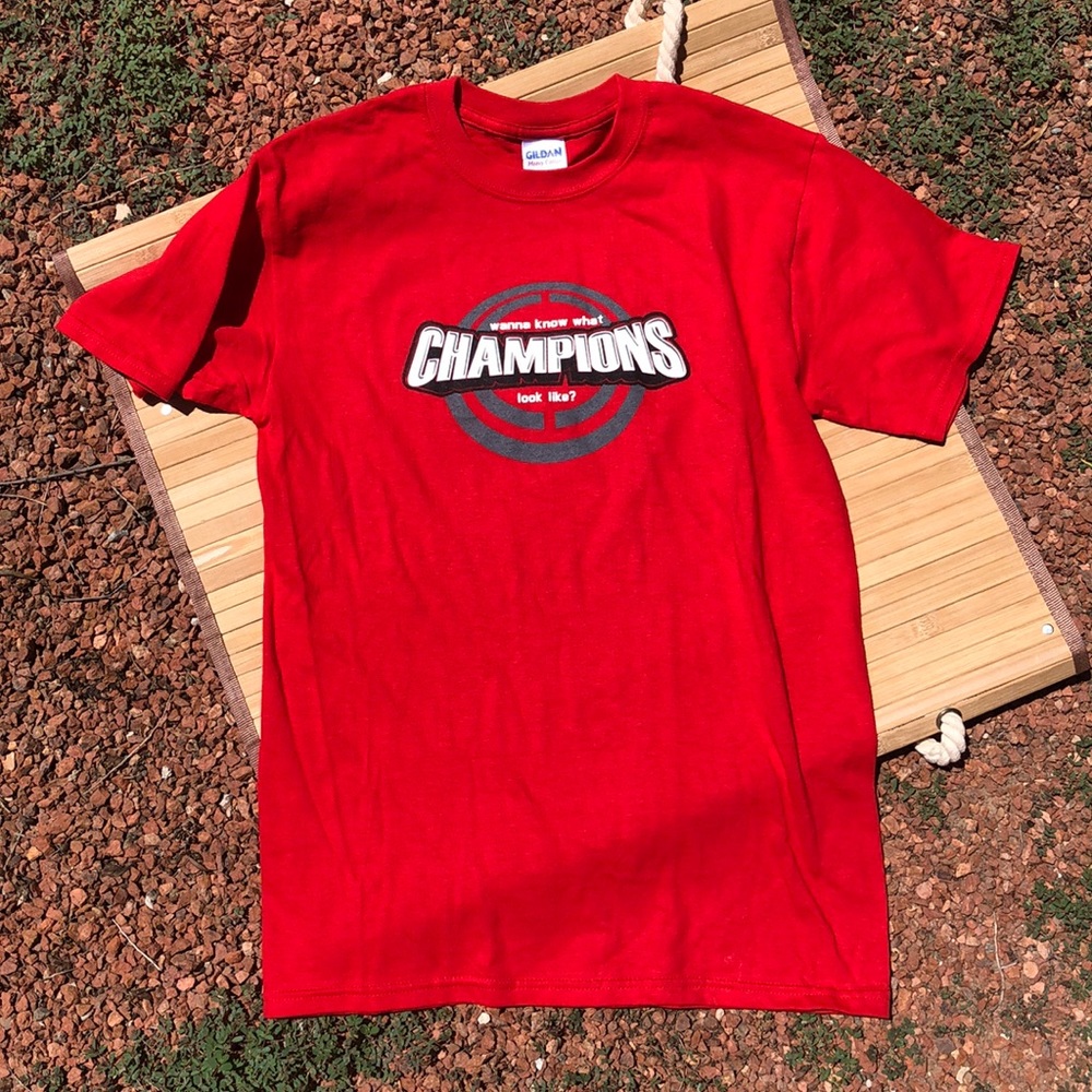 🎉SALE🎉 Unisex red cheerleading cotton t-shirt